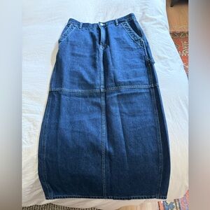 Madewell denim skirt